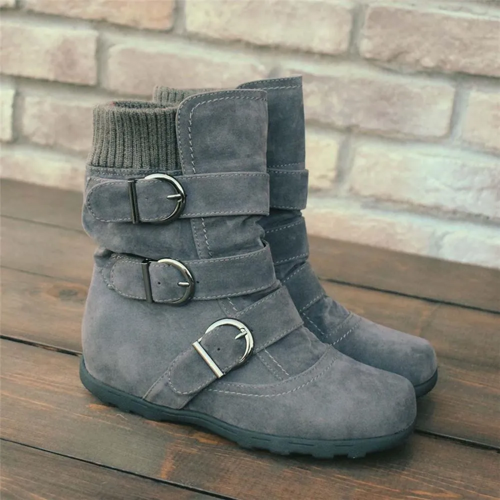 Libiyi Mid-Calf Winter Boots