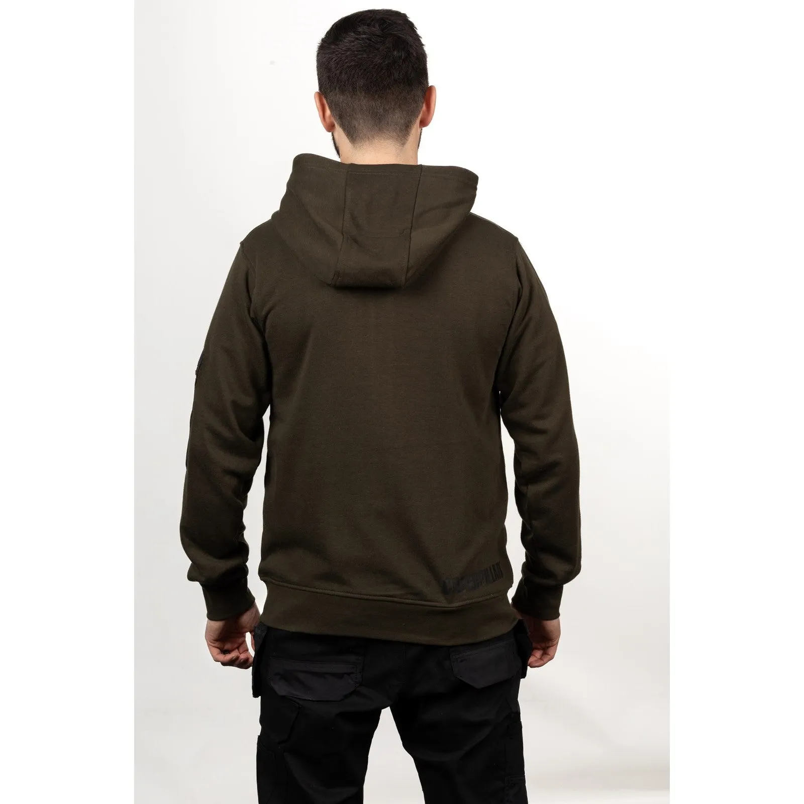 Loopback Full Zip Hoodie  Army Moss