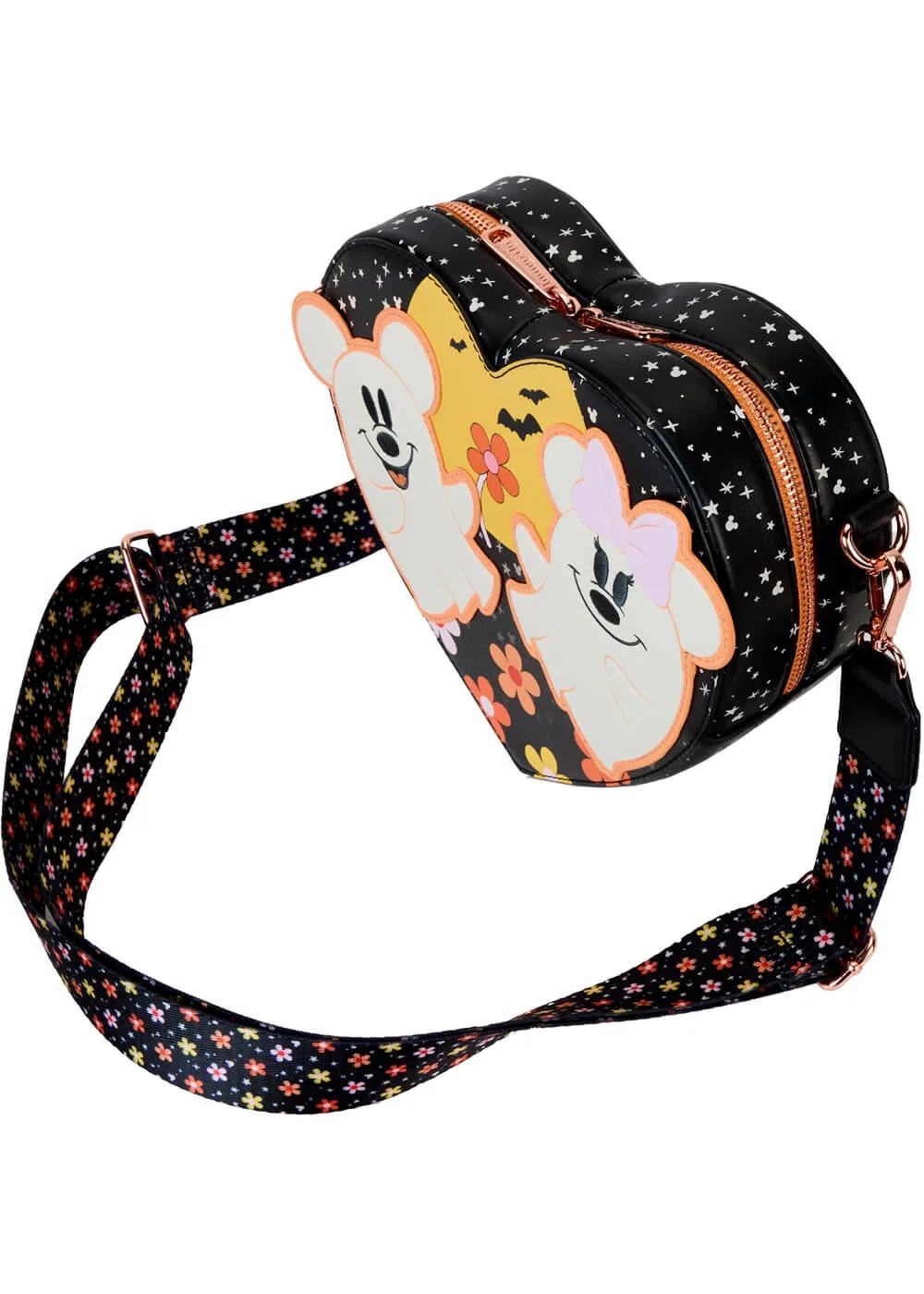 Loungefly Disney Mickey and Friends Halloween Shoulderbag Orange