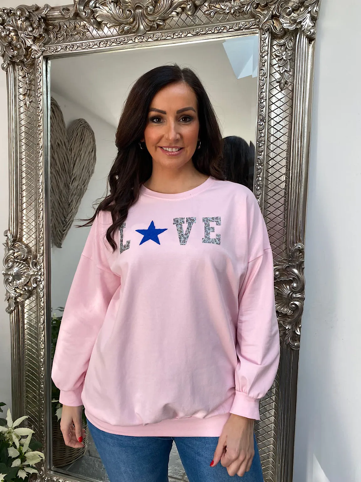 LOVE Star Sweat Top Liza