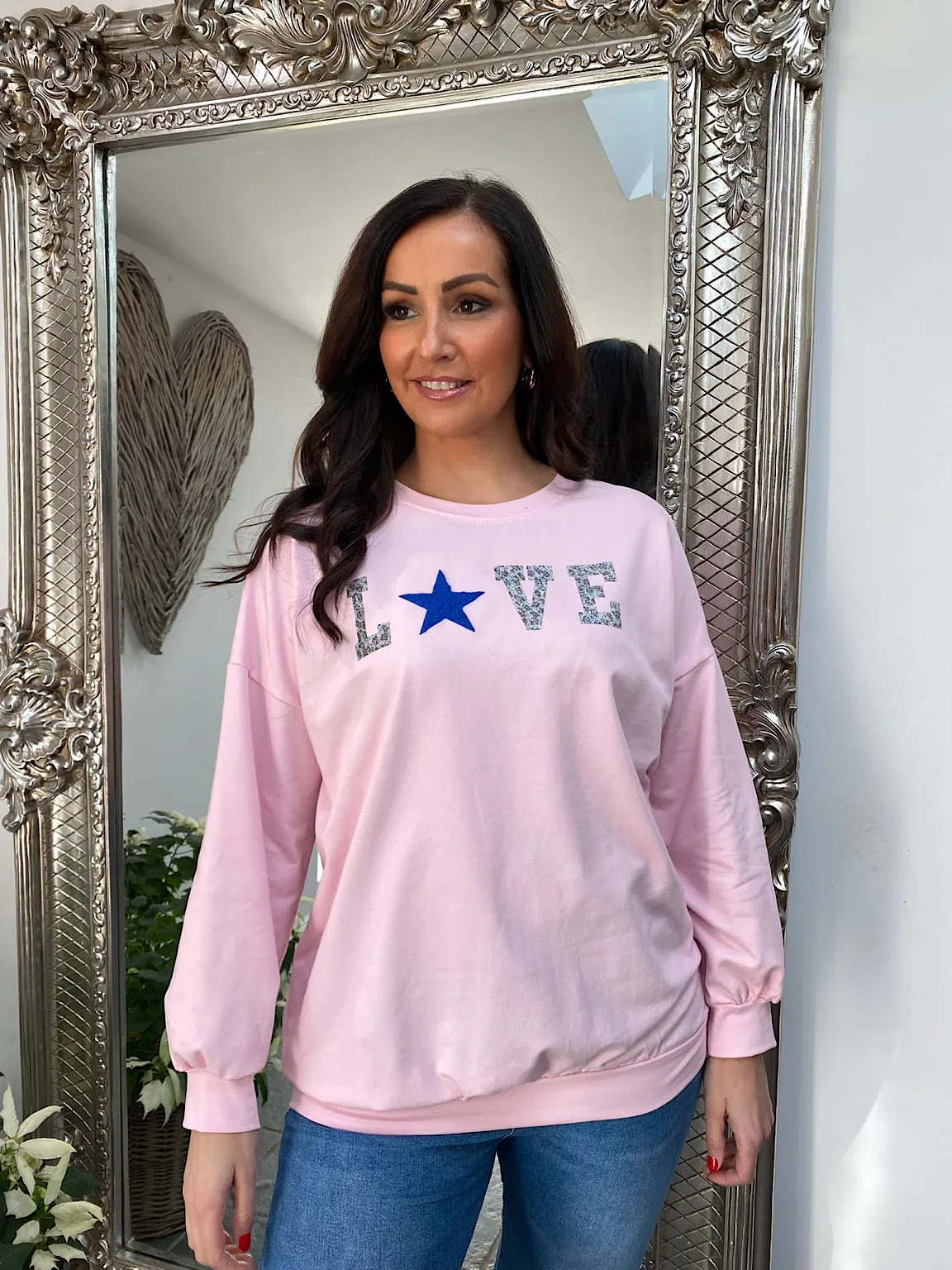 LOVE Star Sweat Top Liza