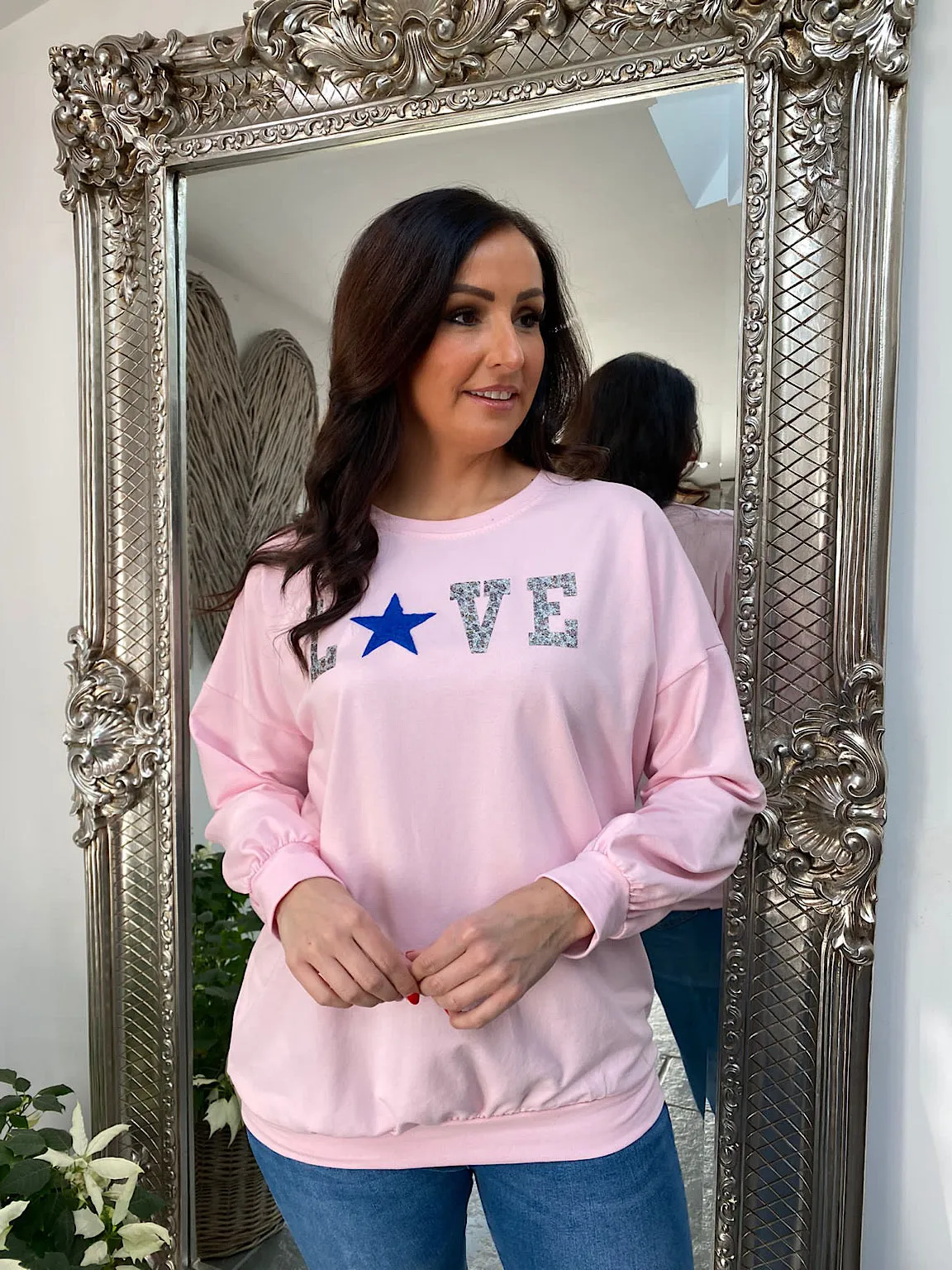 LOVE Star Sweat Top Liza