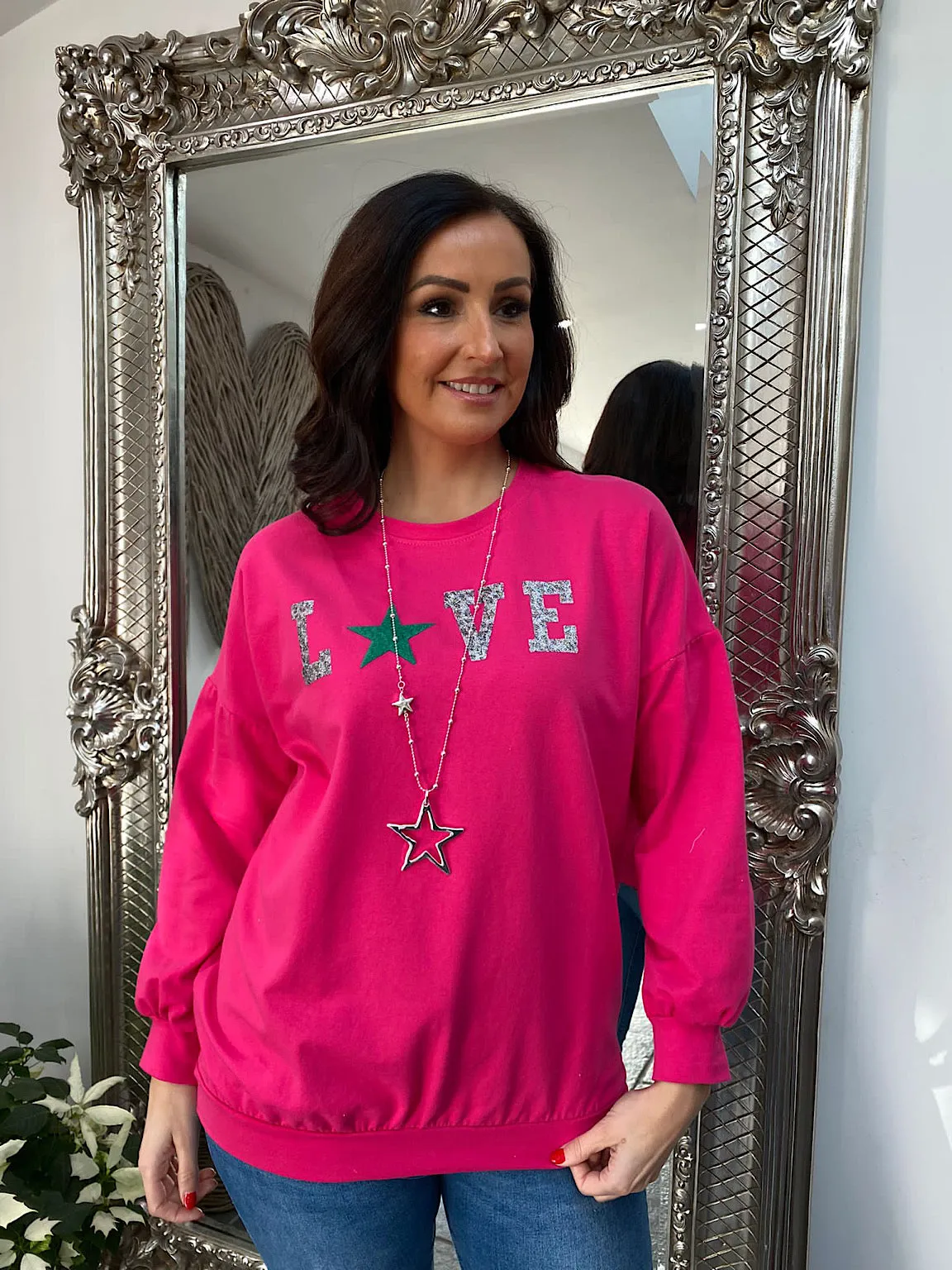 LOVE Star Sweat Top Liza