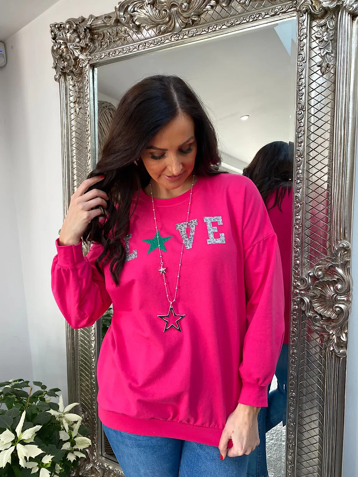 LOVE Star Sweat Top Liza