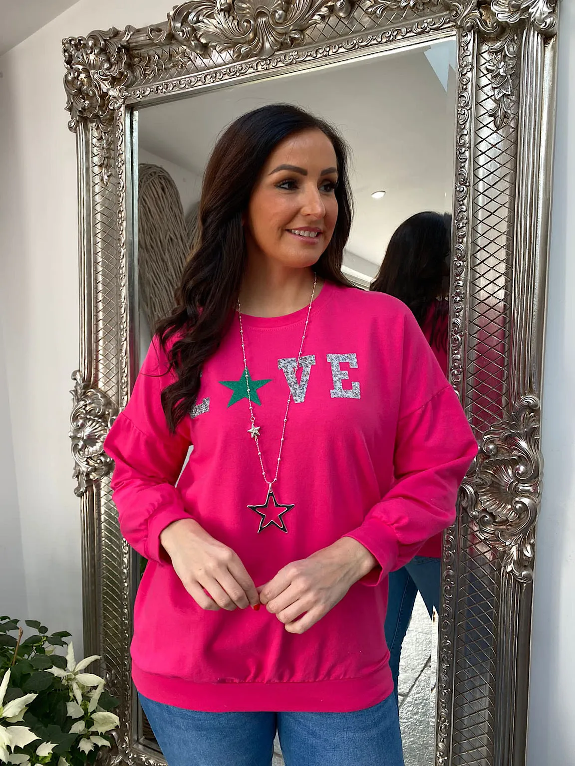 LOVE Star Sweat Top Liza