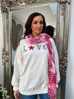 LOVE Star Sweat Top Liza