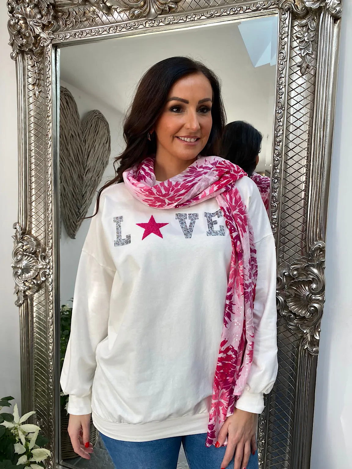 LOVE Star Sweat Top Liza