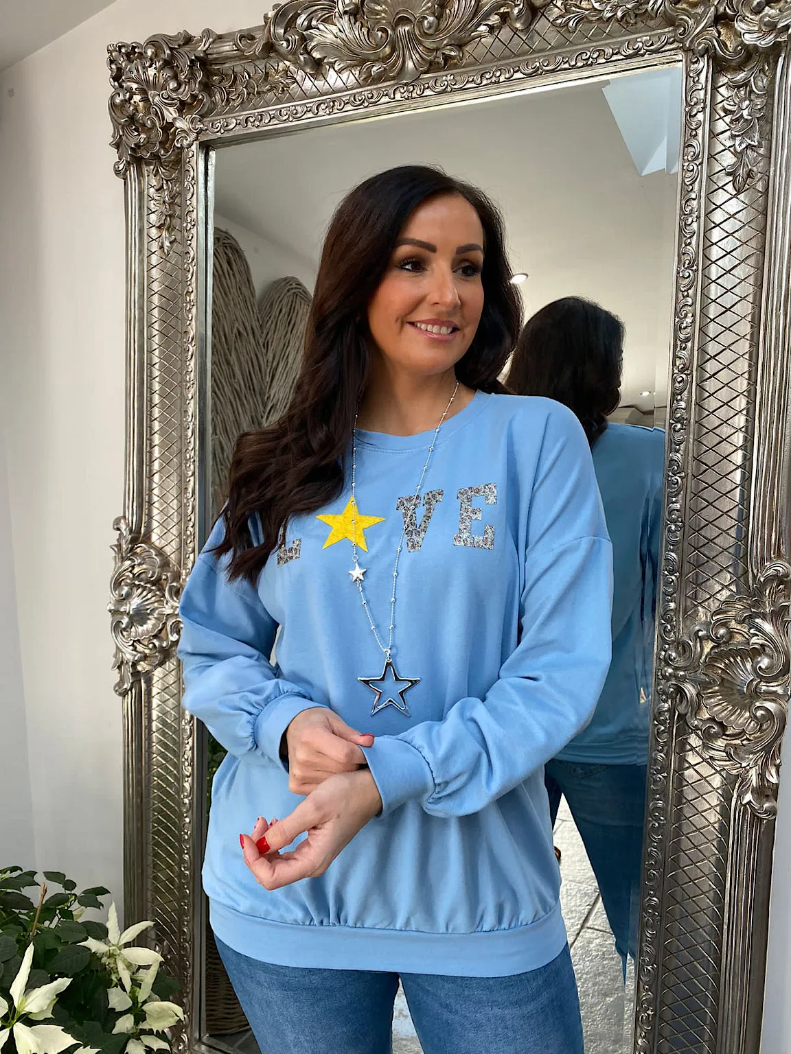 LOVE Star Sweat Top Liza