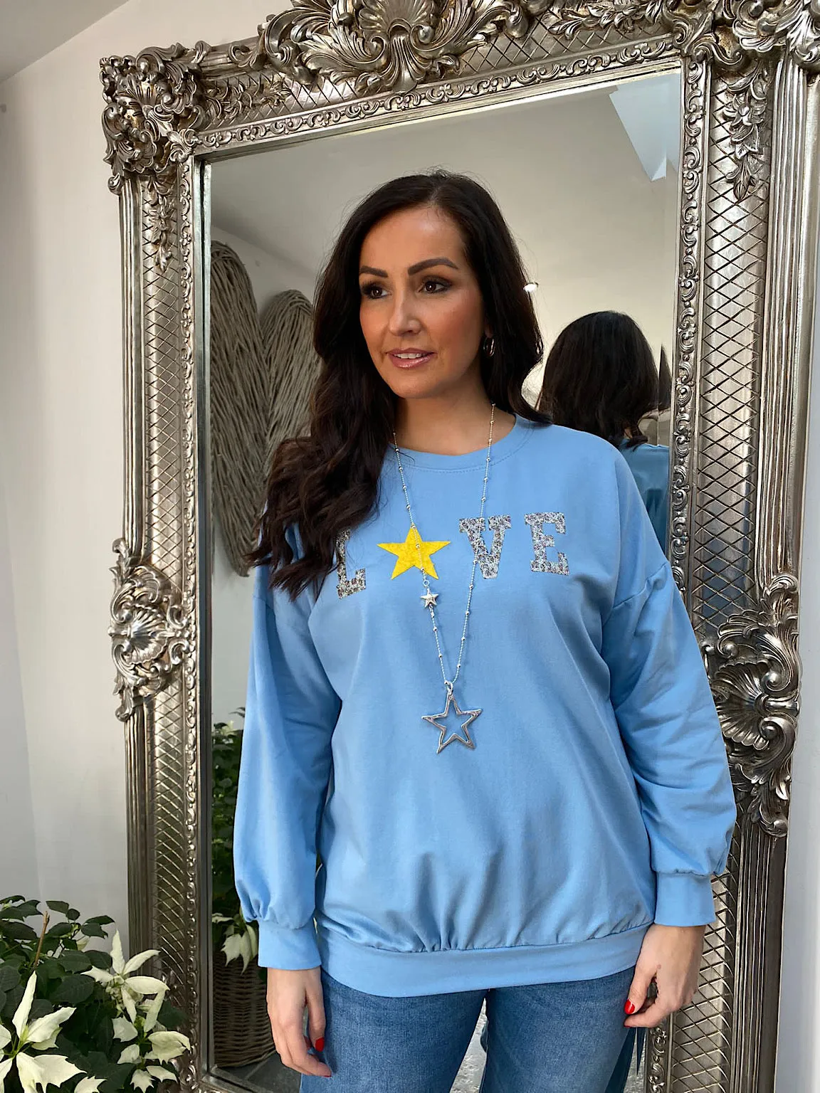 LOVE Star Sweat Top Liza