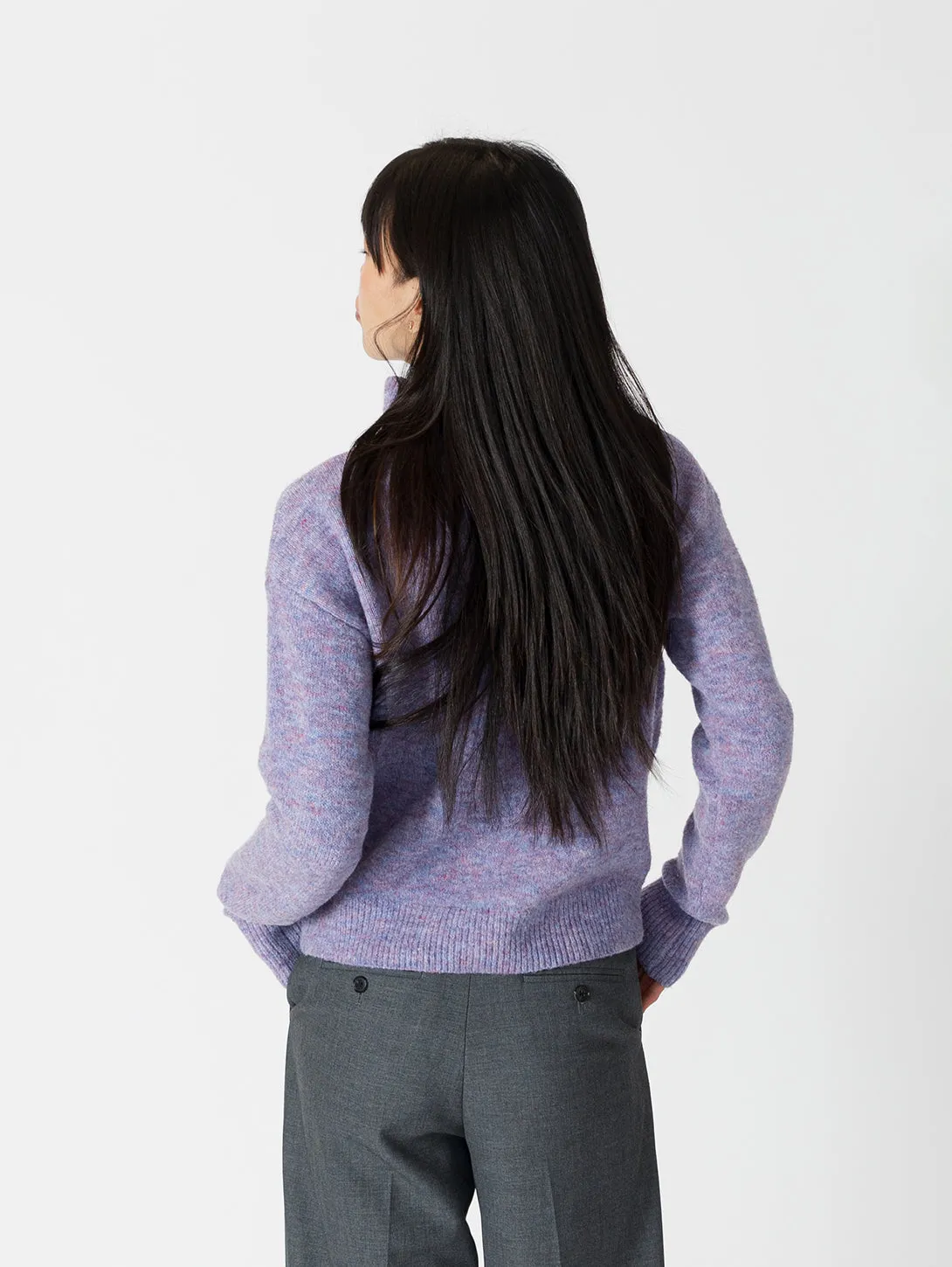 Mabel Mockneck - Purple/Blue Mix