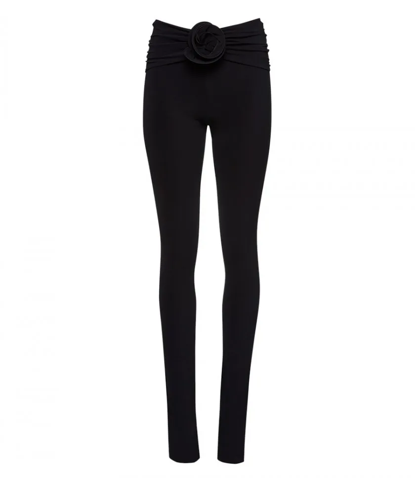 MAGDA BUTRYMFLOWER EMBELLISHED SKINNY LEGGINGS