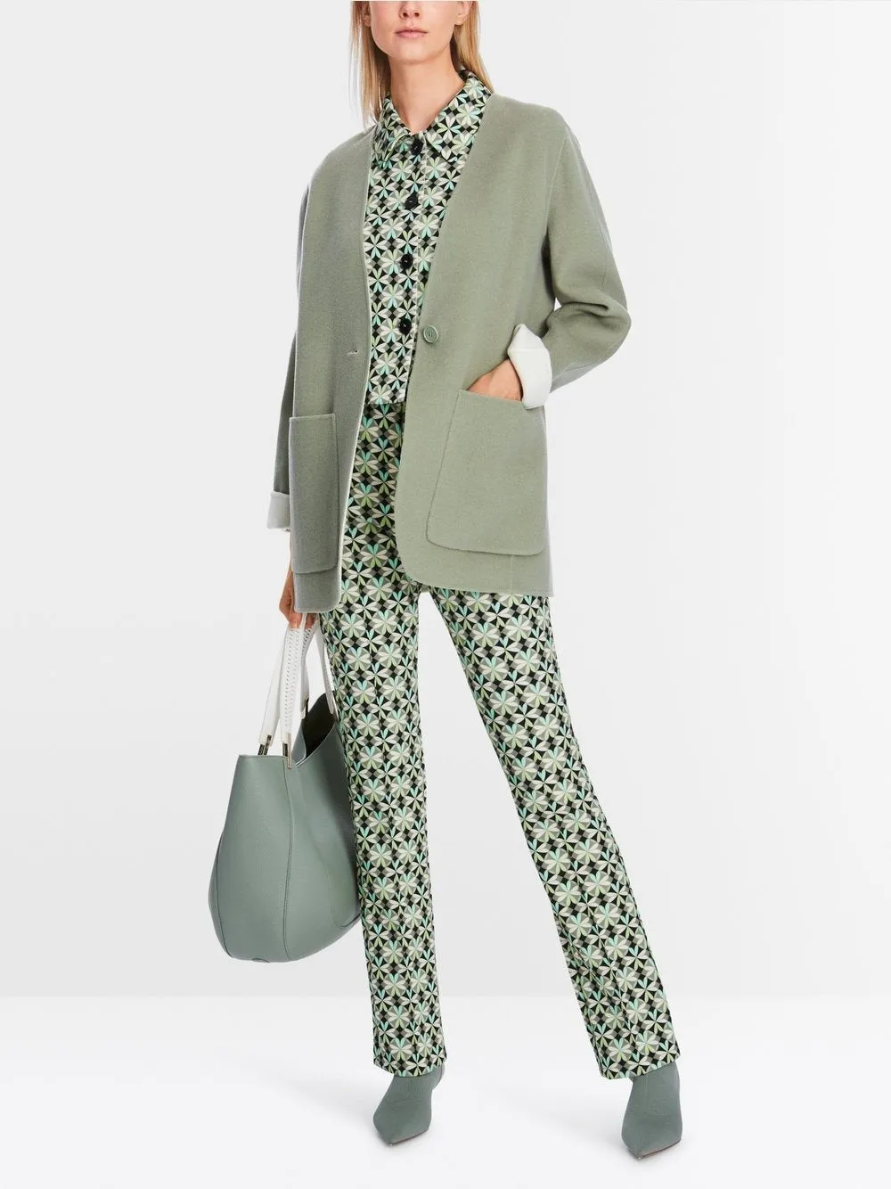 Marc Cain Outdoor Jacket in Frozen Sage