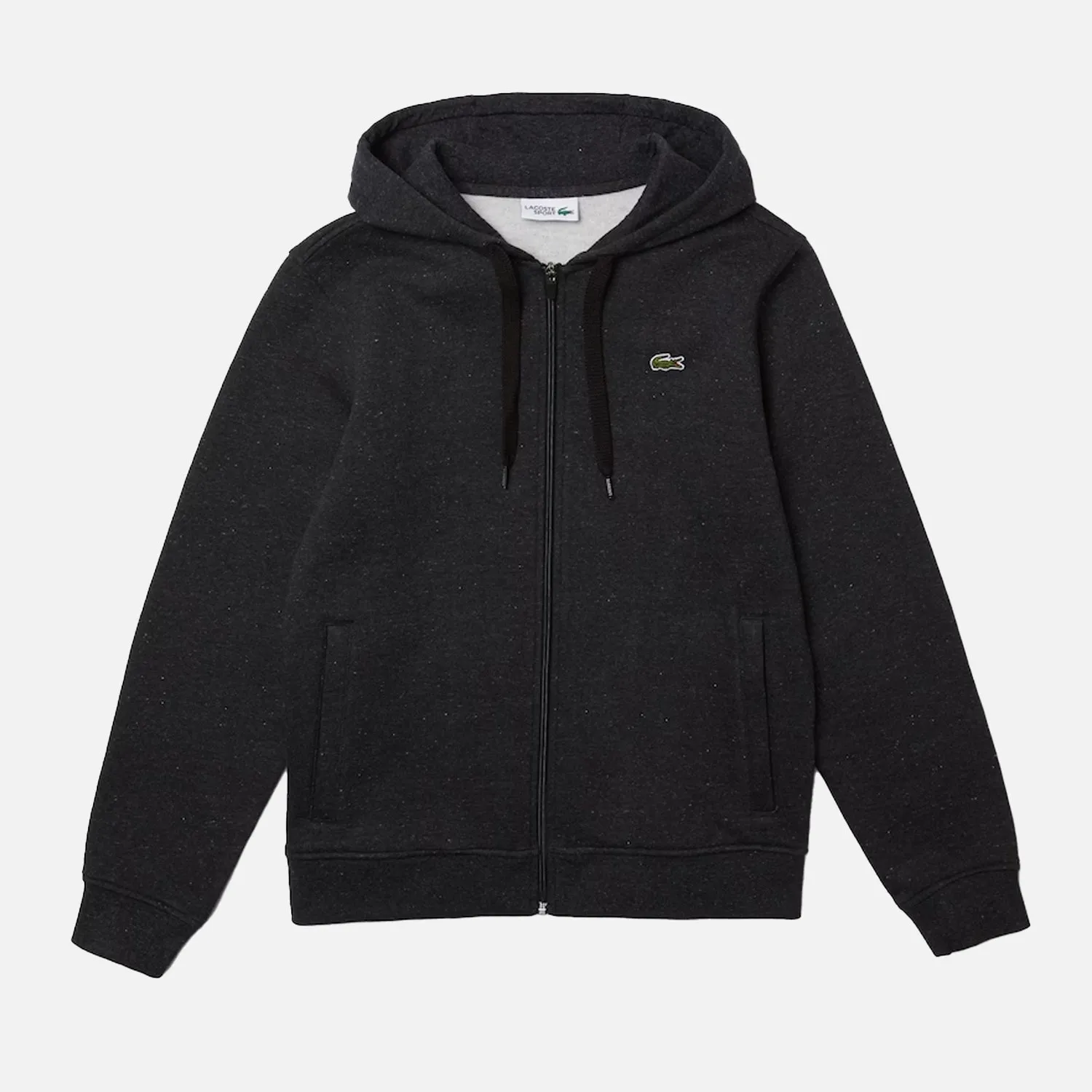 Men's Lacoste Zip Sport Hoodie Grey