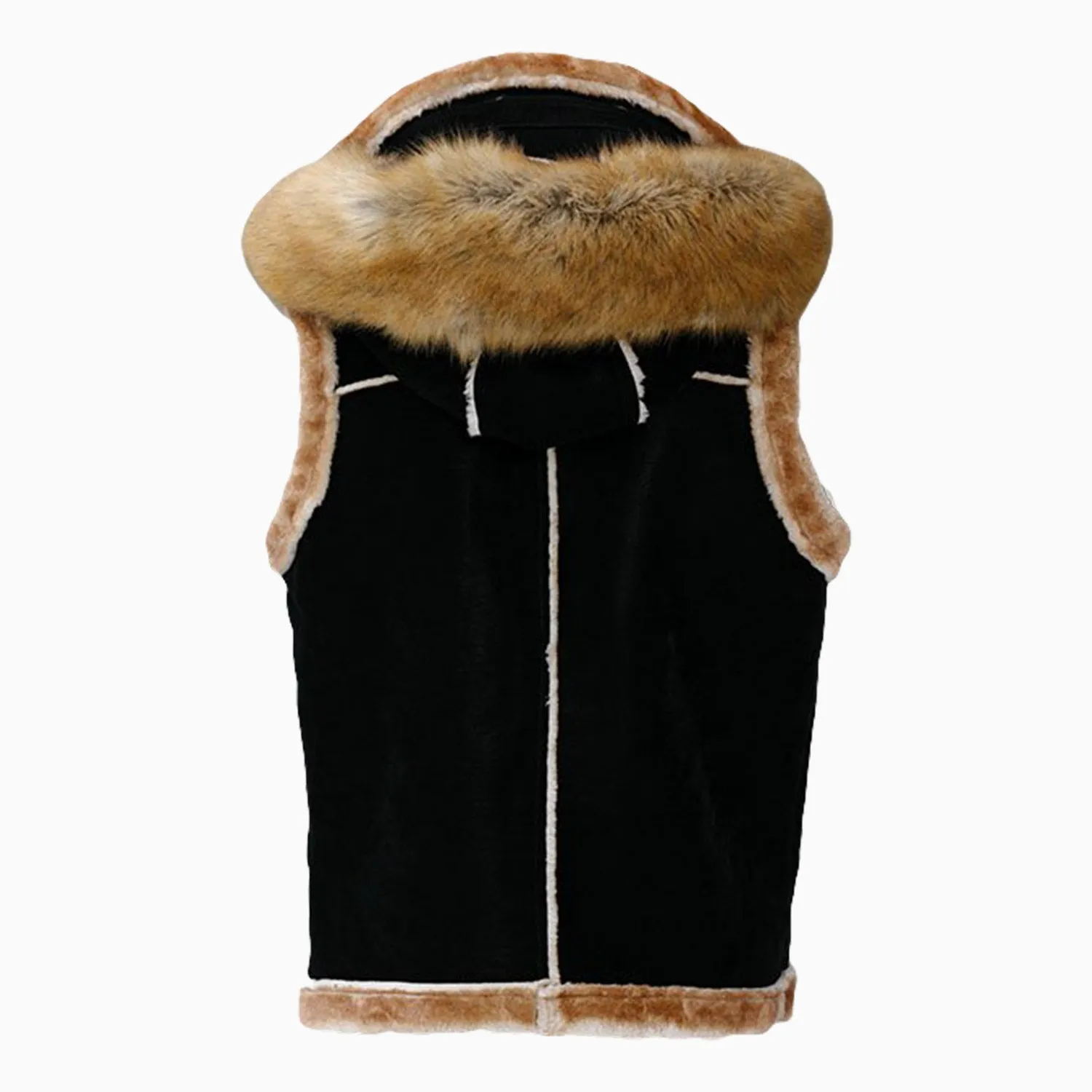 Men's Shearling Vest Jacket