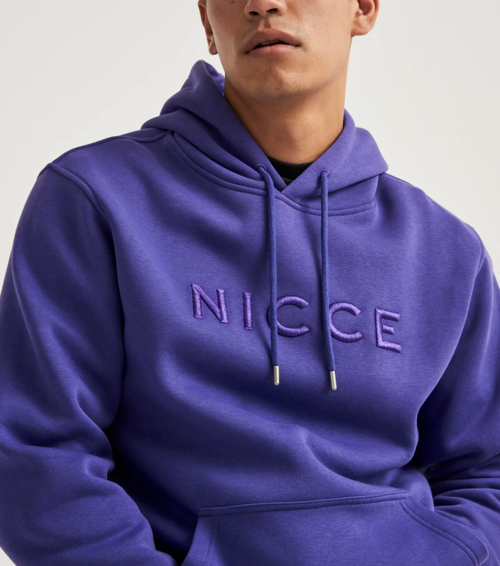 NICCE Mens Mercury Hood Purple Opulence