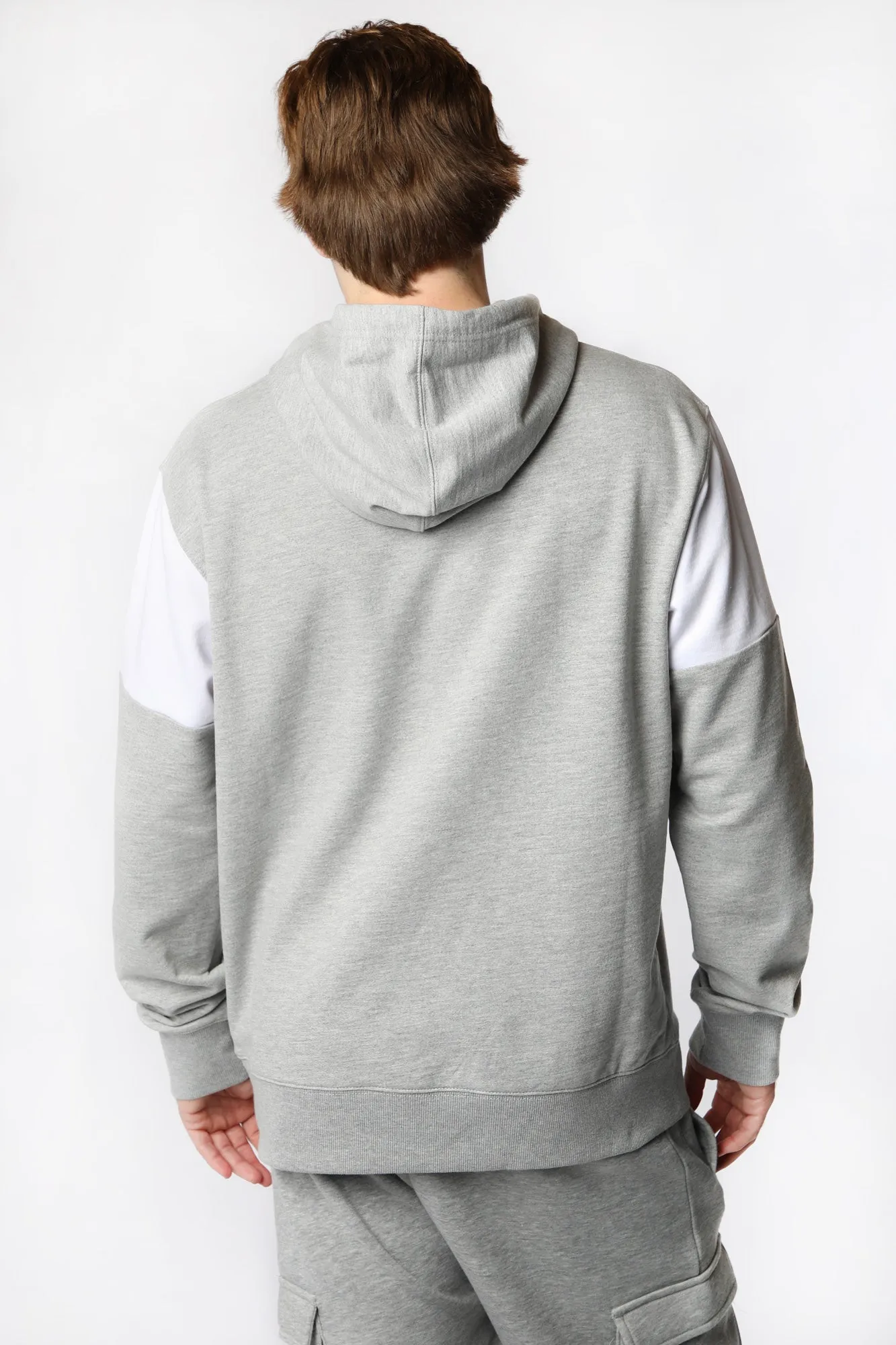 No Fear Mens Colour Block Hoodie