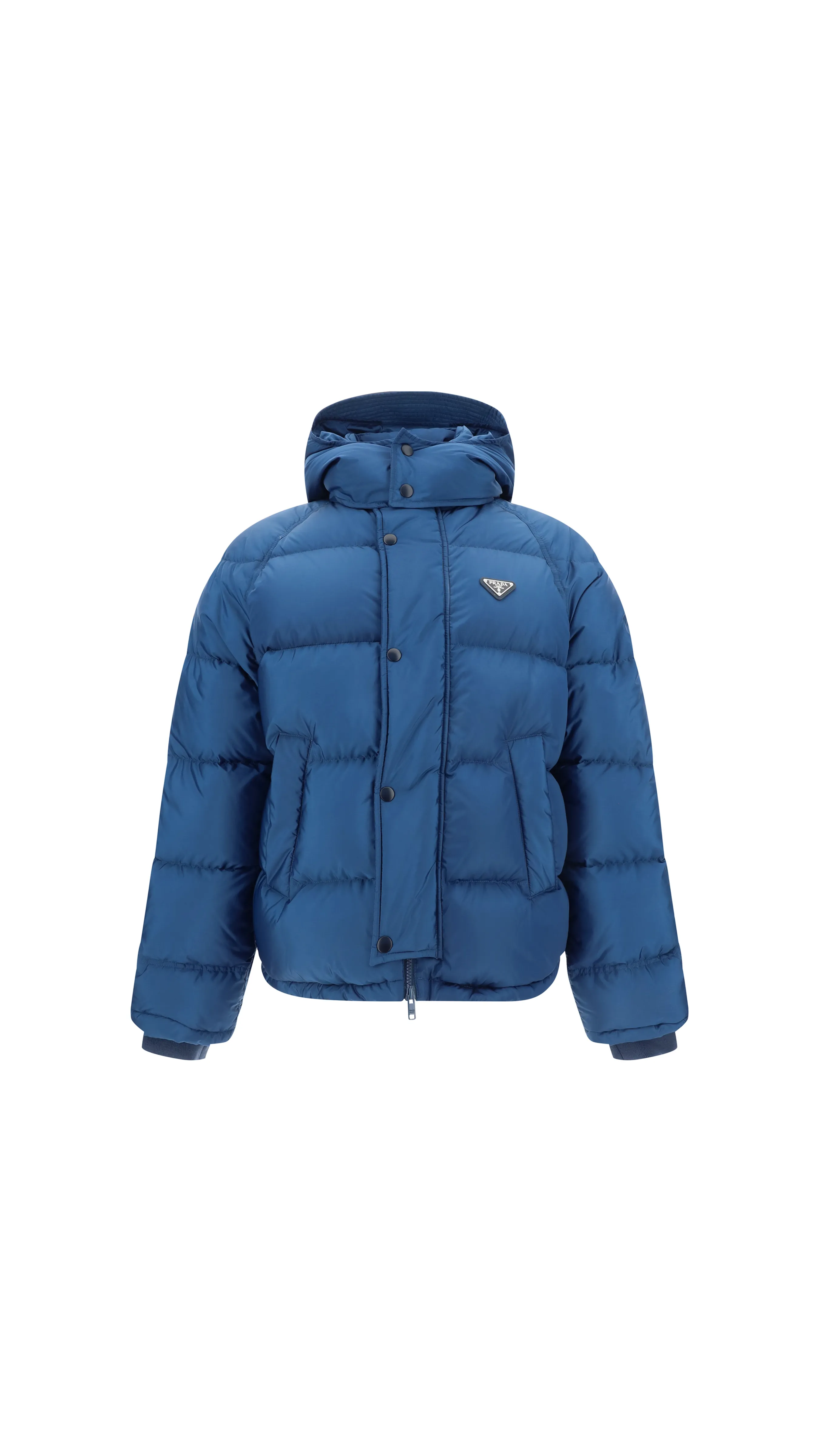 Nylon Down Jacket - Blue