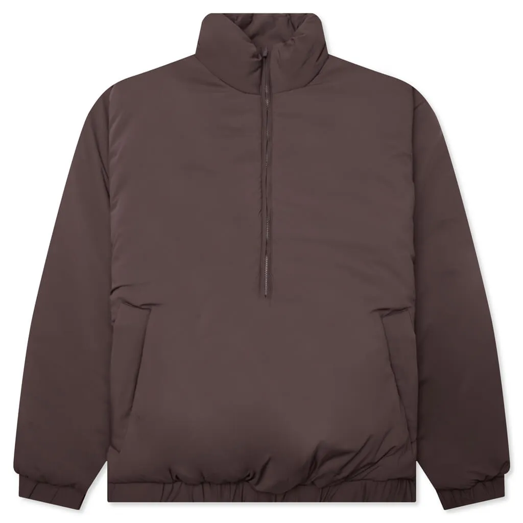 Nylon Puffer Jacket - Plum