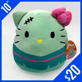 Original Squishmallows! Hello Kitty Sanrio Halloween: Frankenstein Hello Kitty 10