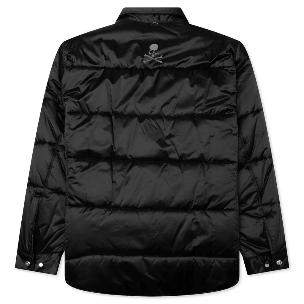 Padded Shirt Jacket - Black