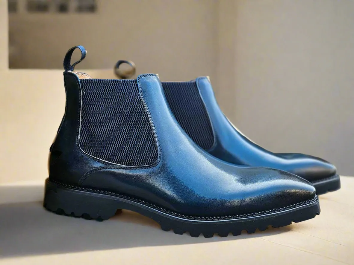 Patina Chelsea Boot Lug Sole