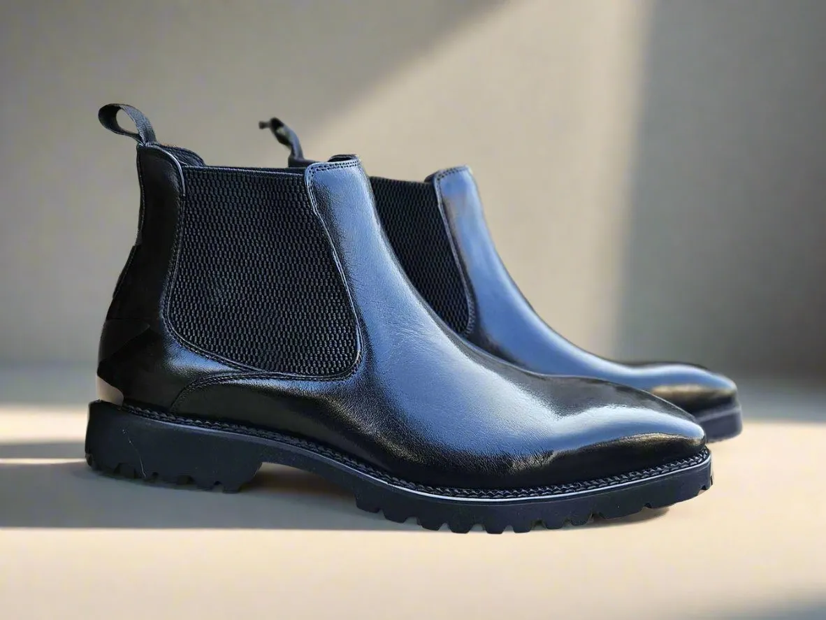 Patina Chelsea Boot Lug Sole