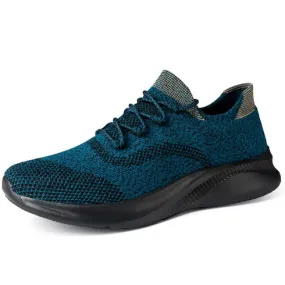 Peacock blue flyknit pattern texture sport shoe sneaker