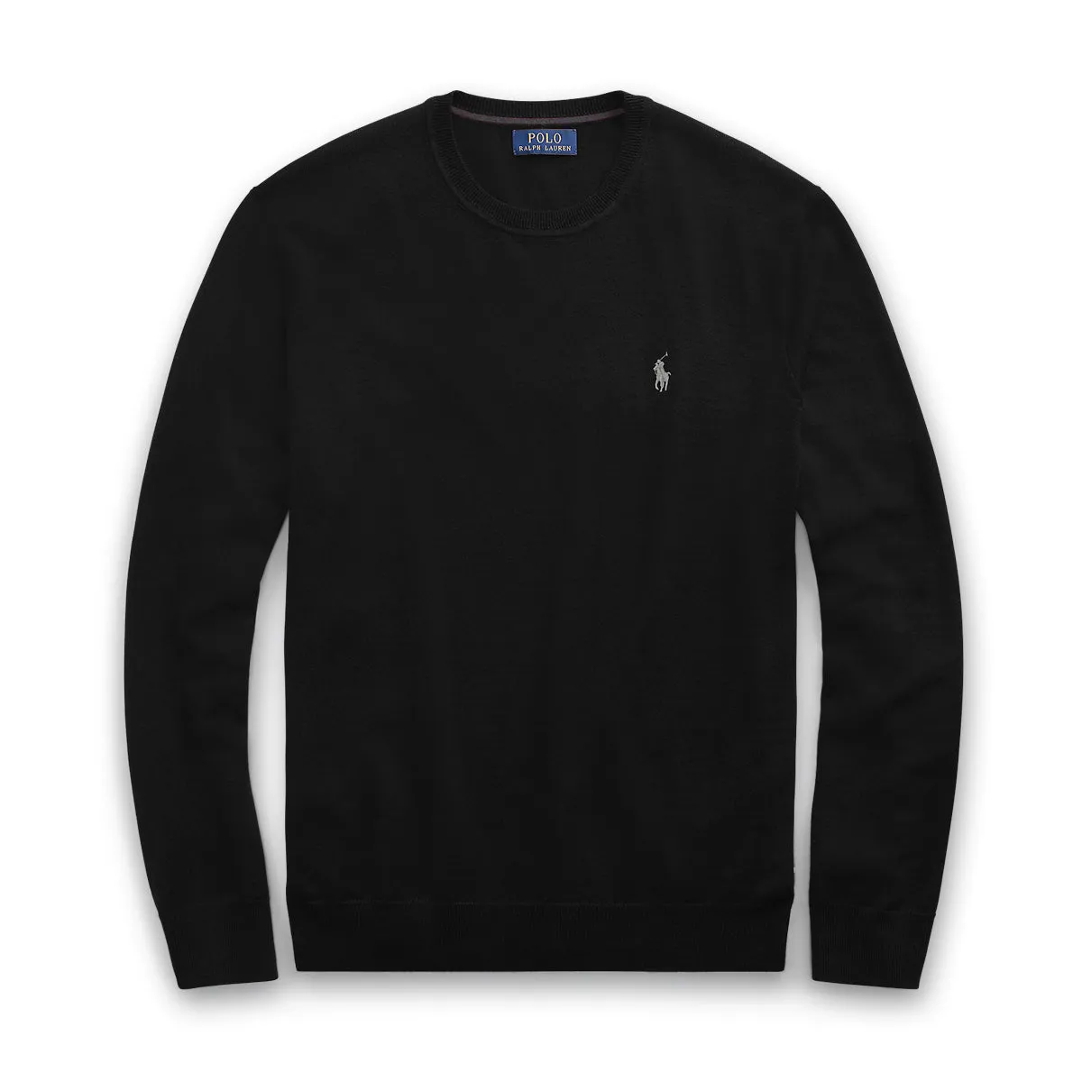 Polo Ralph Lauren - Slim Fit Crew Neck Jumper in Black