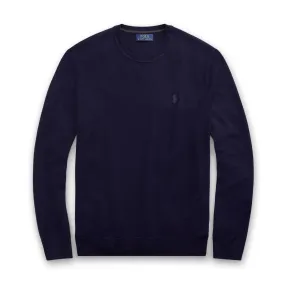 Polo Ralph Lauren - Slim Fit Crew Neck Jumper in Navy