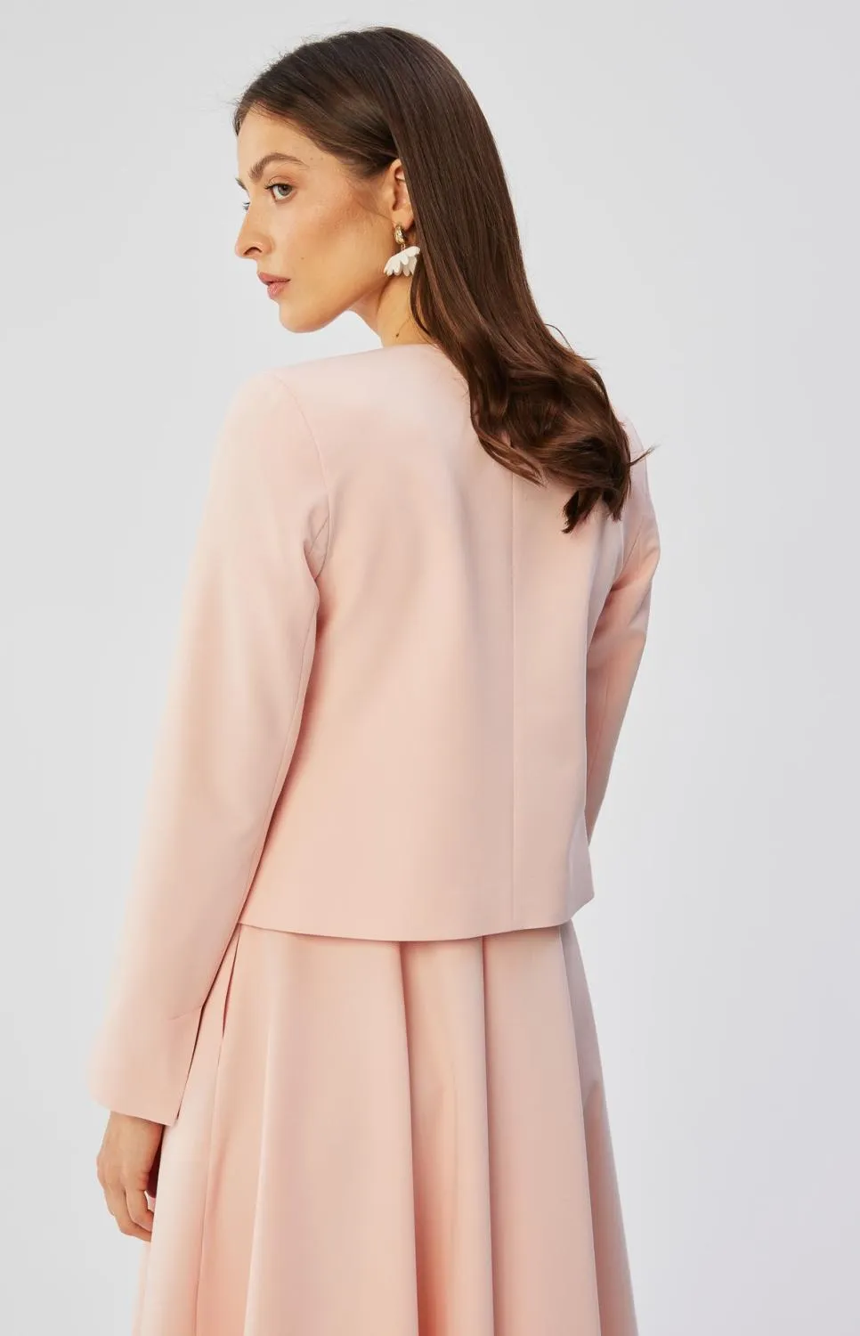 powder pink woman jacket