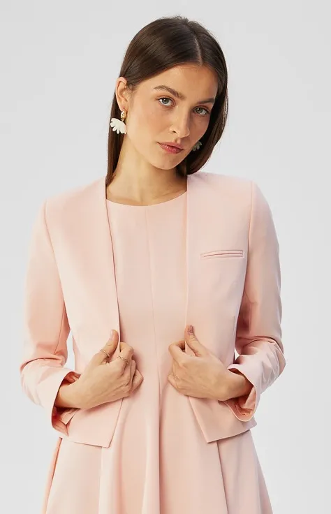 powder pink woman jacket