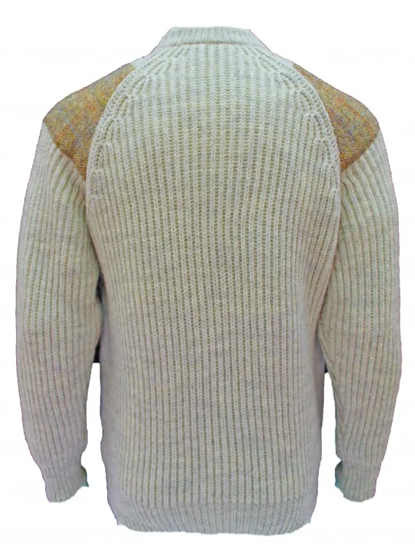 Raglan Sleeve Crew Neck Wool Jumper