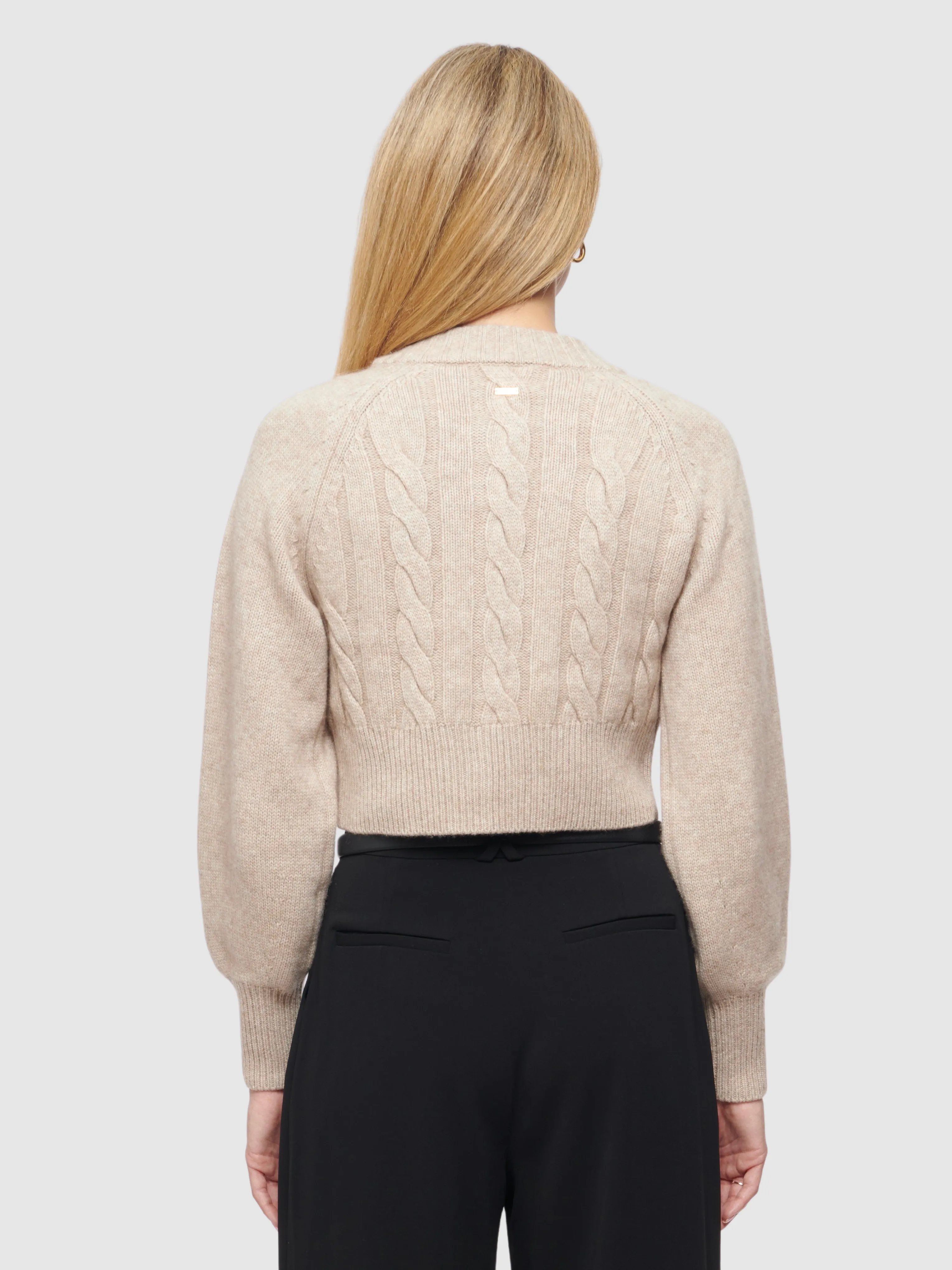 Rita Cable Knit Cardigan