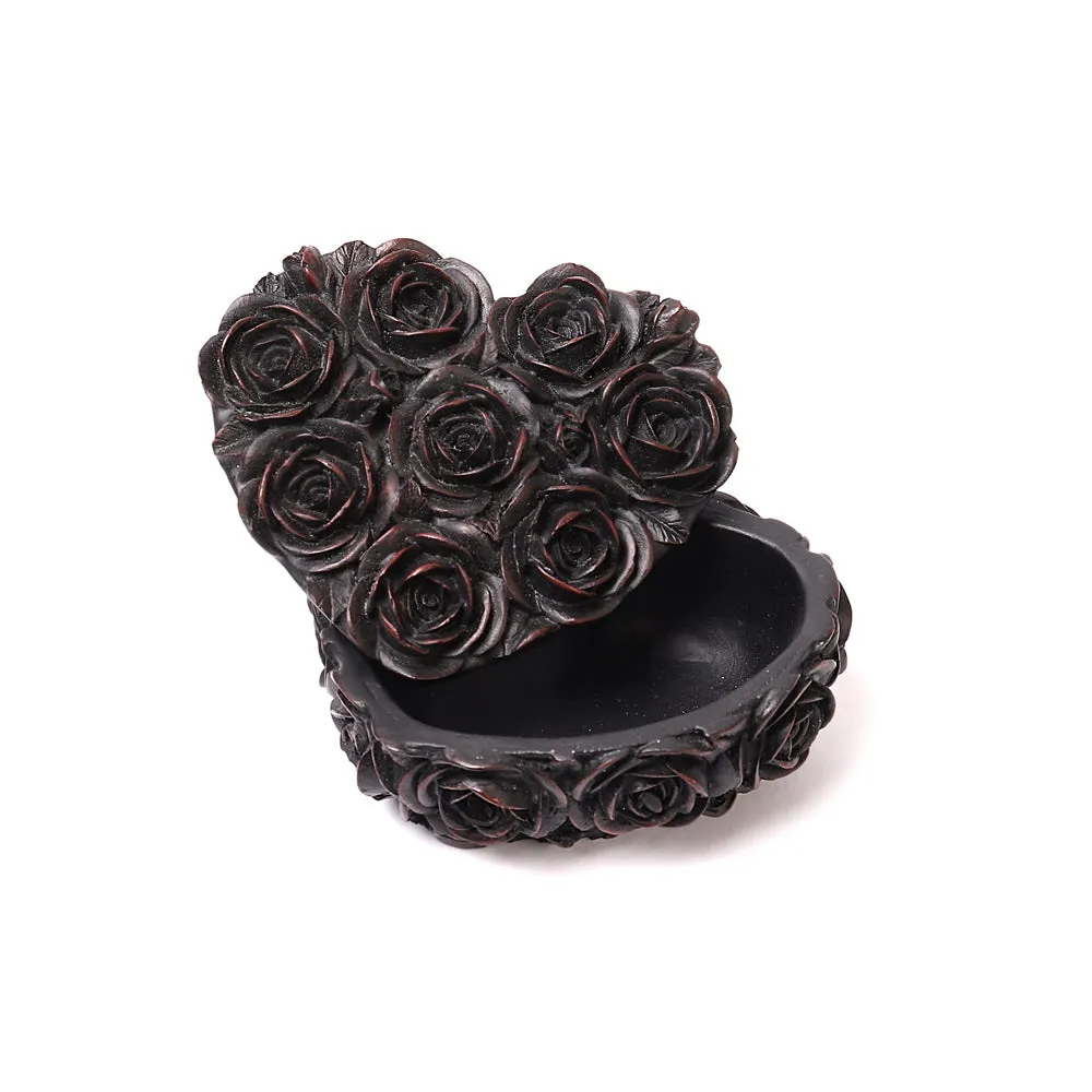 Rose Heart Trinket Box