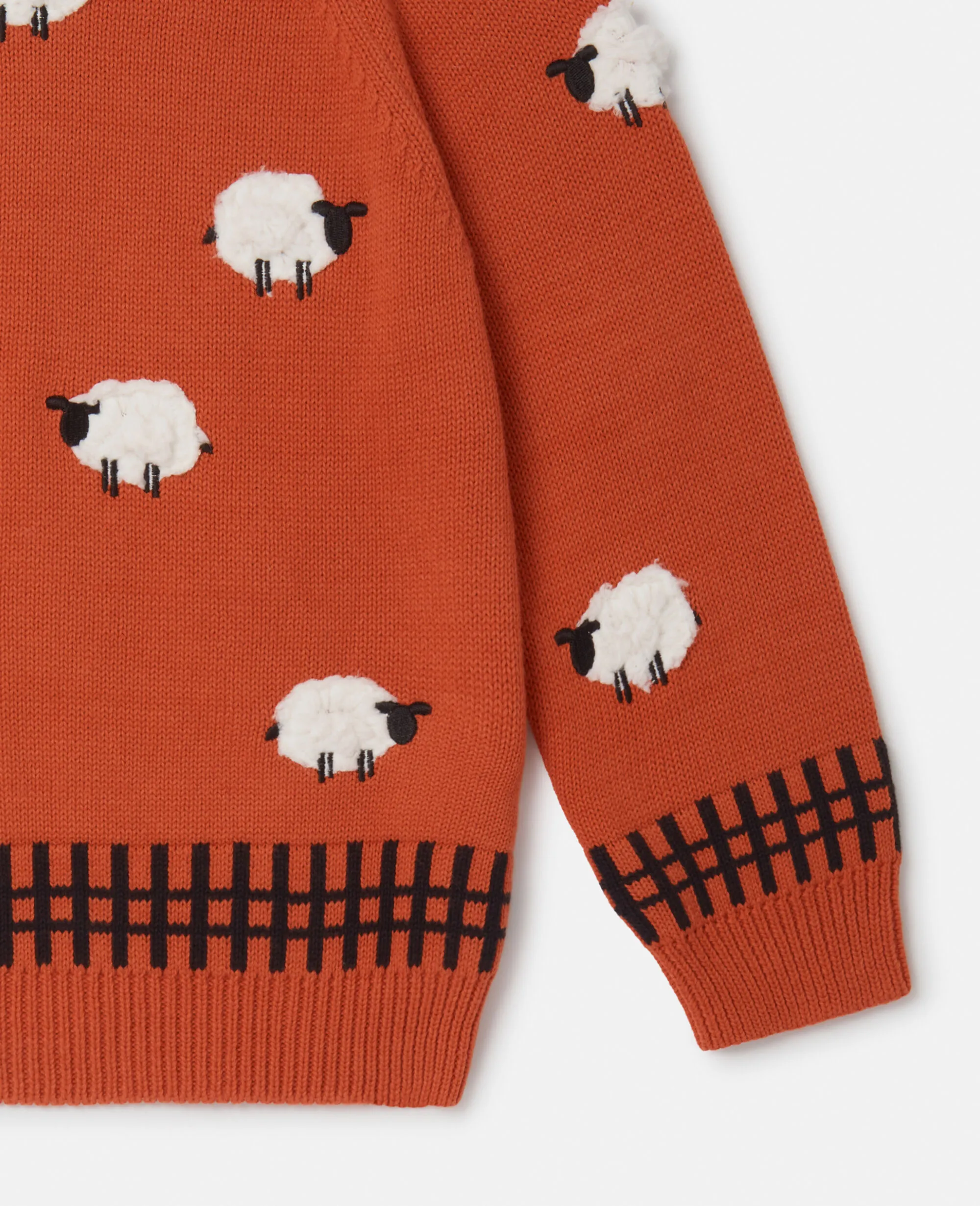 Sheep Appliqué Cardigan