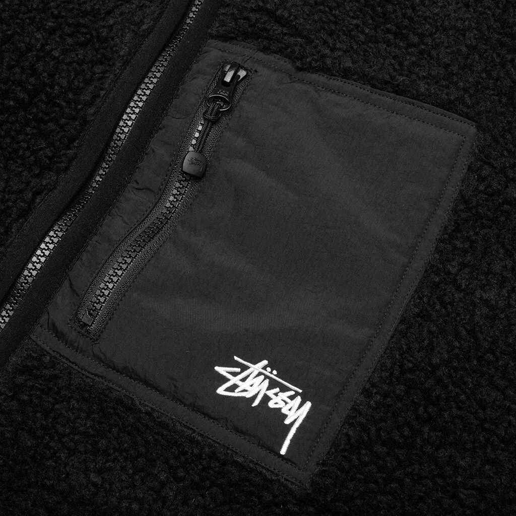 Sherpa Reversible Jacket - Black