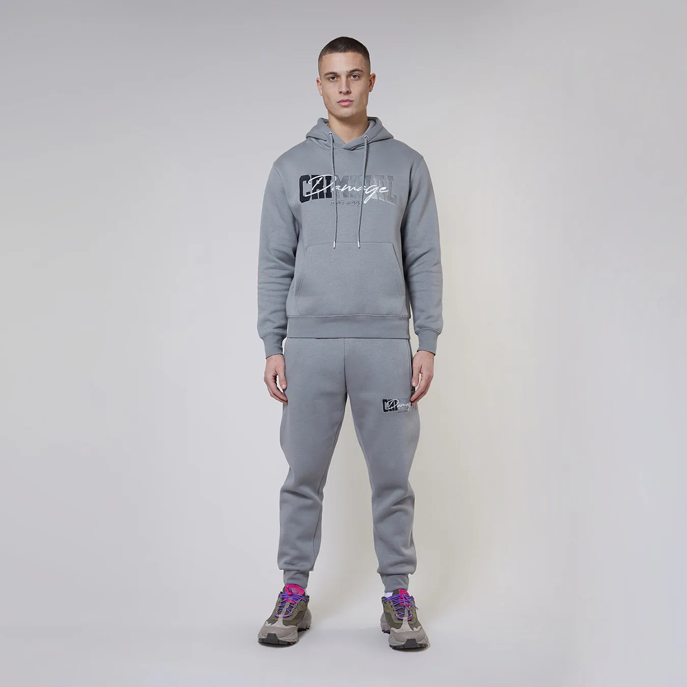 SIGN VARSITY HOOD - MID GREY