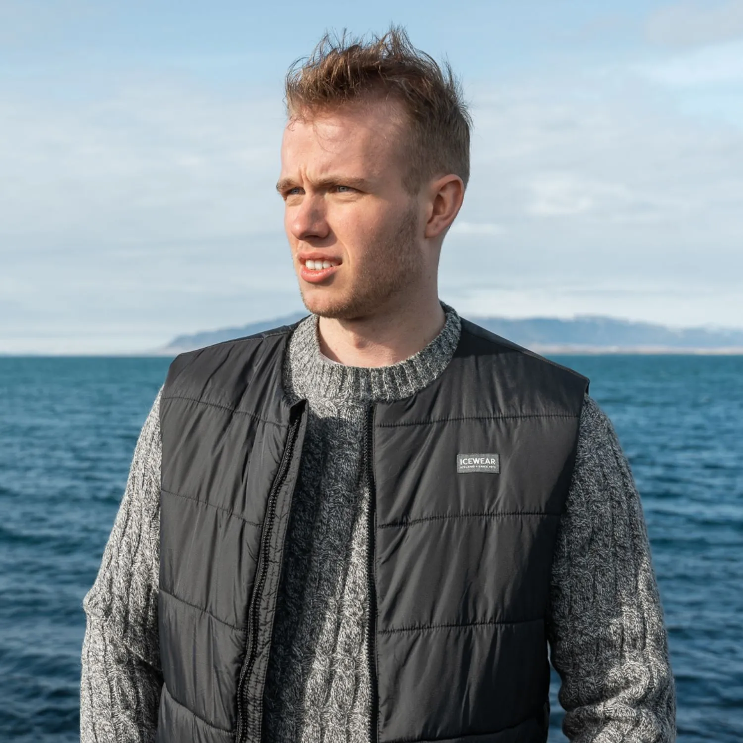 Skaftá Icelandic wool insulated vest