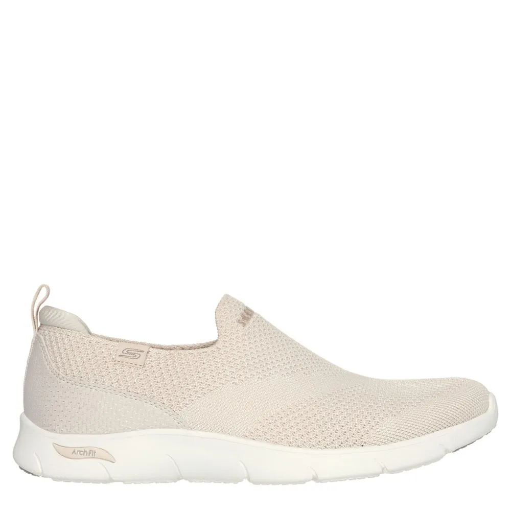 SKECHERS  WOMENS ARCH FIT REFINE SLIP ON SNEAKER