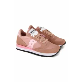 SNEAKER JAZZ ORIGINALS IN PELLE E TESSUTO, ROSA