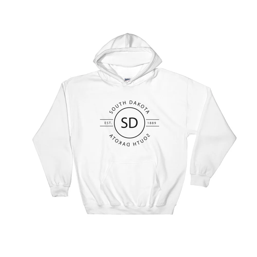 South Dakota - Hooded Sweatshirt - Reflections