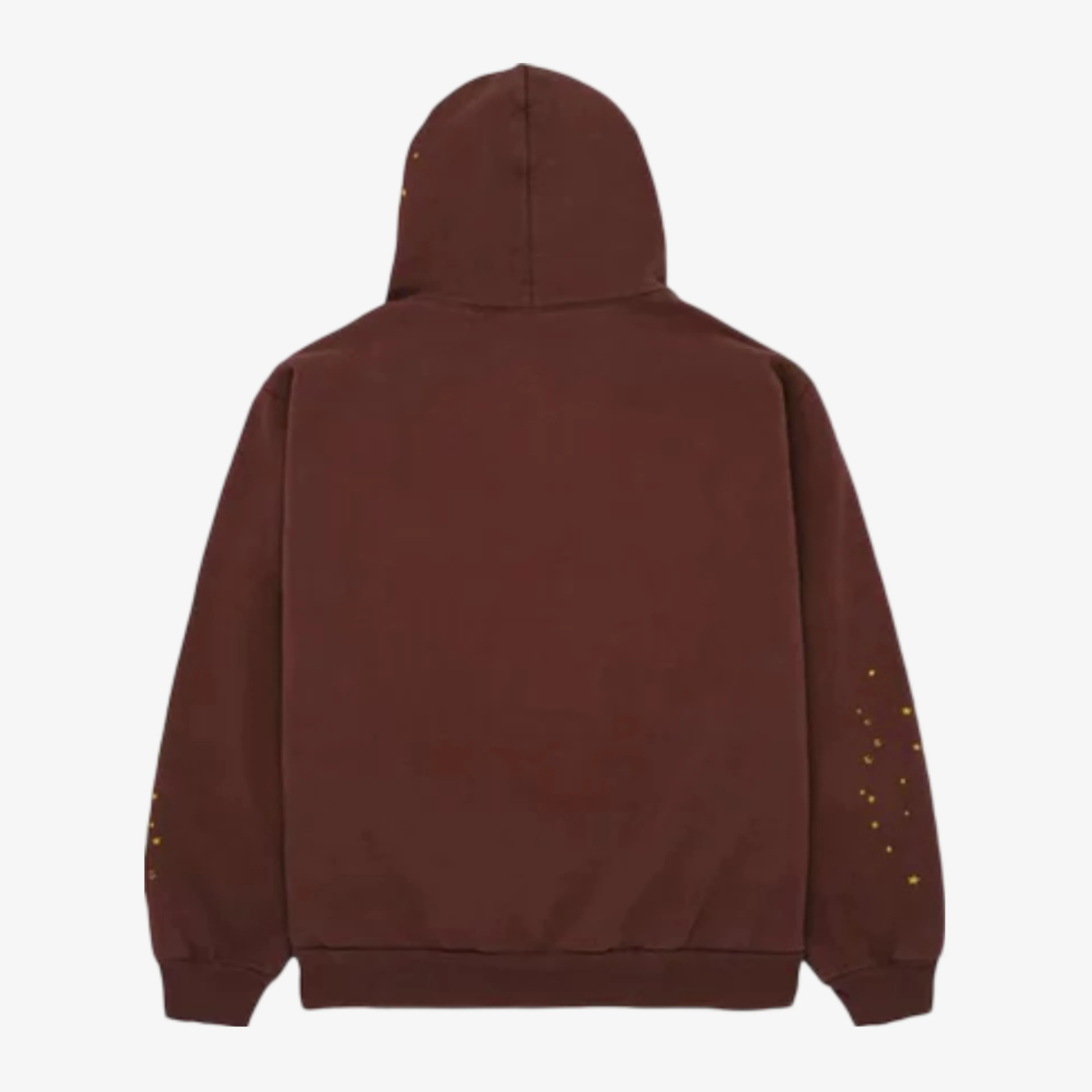 Sp5der 'OG Web' Pullover Hoodie Brown / Pink FW22