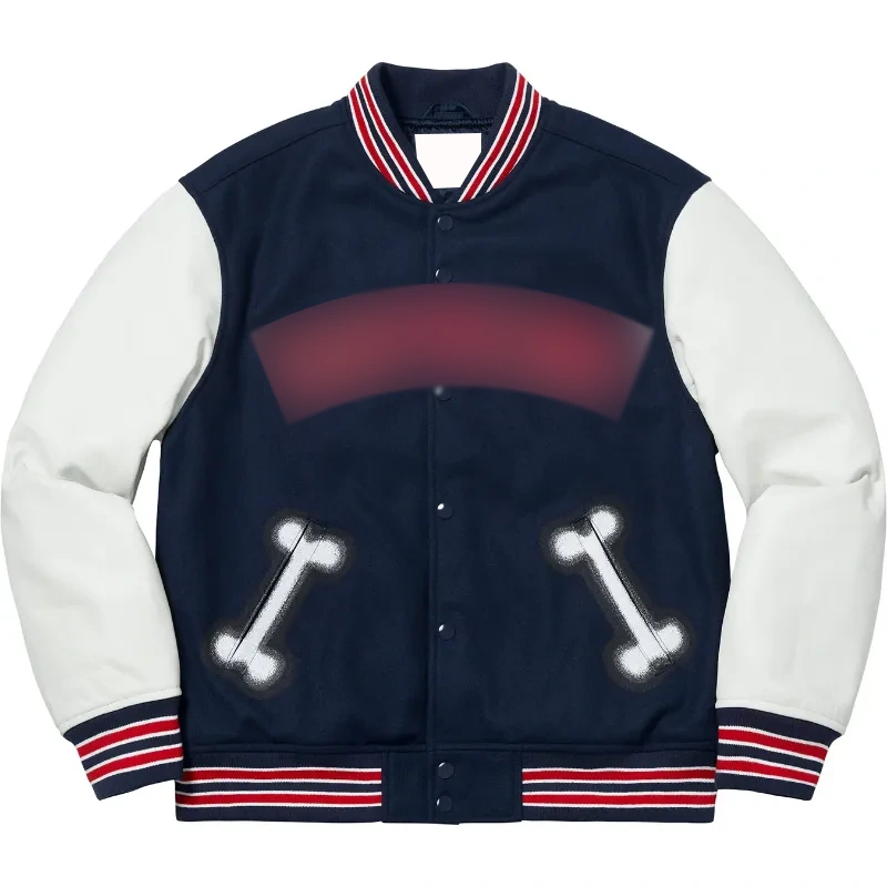 Supremely Bone Varsity Jacket - William Jacket