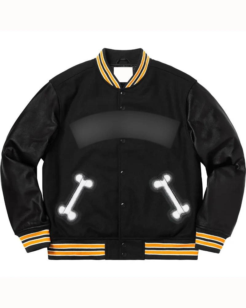 Supremely Bone Varsity Jacket - William Jacket