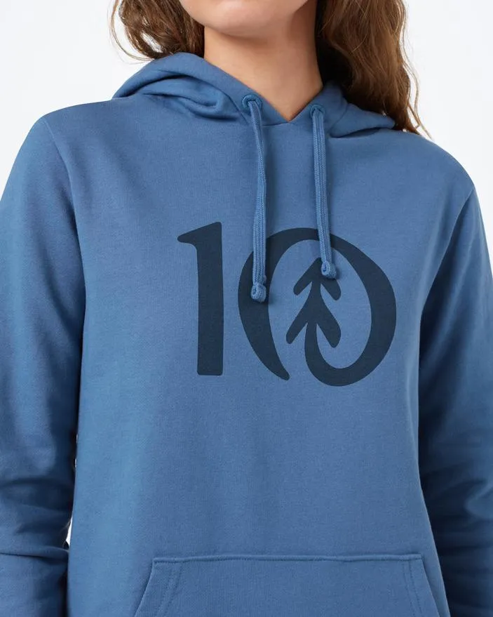 Tentree Ten Classic Hoodie in Spruce Blue