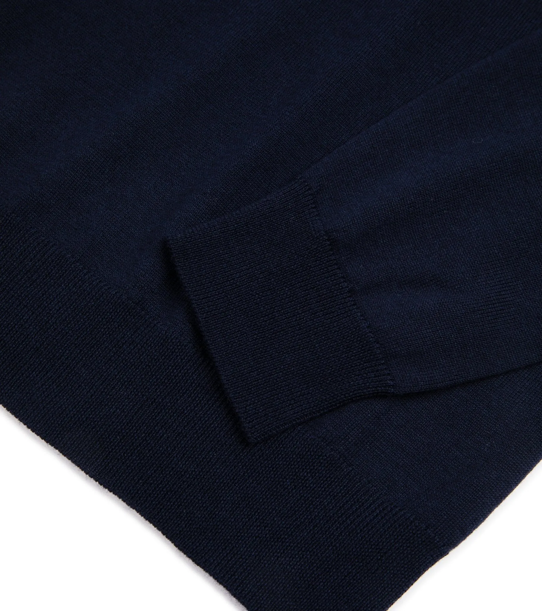 Trunk Trebeck Merino Half Zip Sweater: Navy