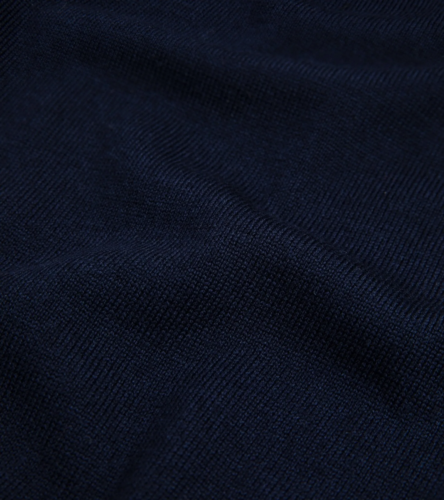 Trunk Trebeck Merino Half Zip Sweater: Navy