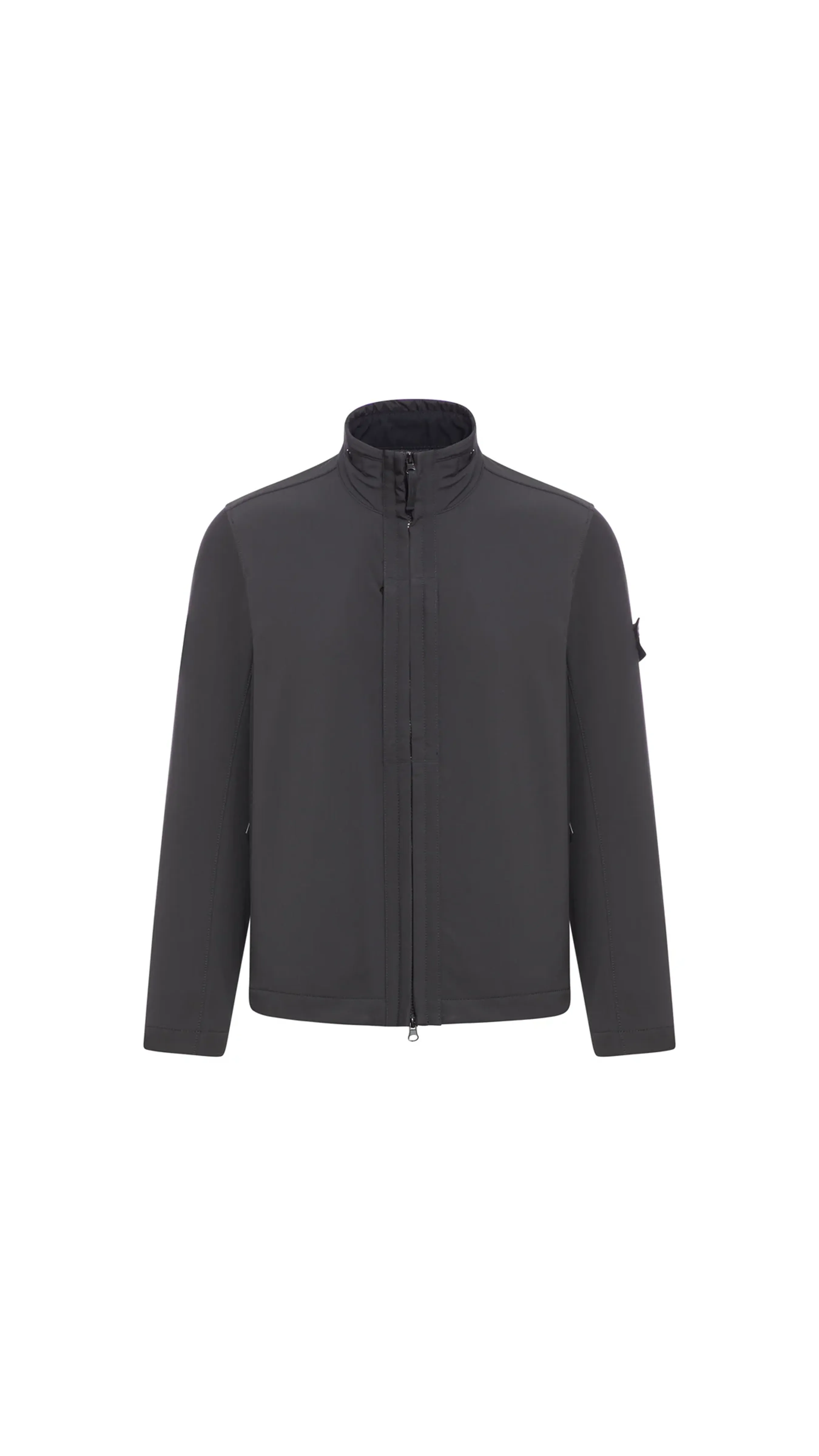 Turteleneck Technical Jacket - Black