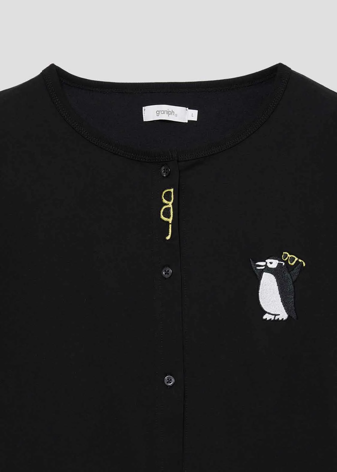 UV Half Sleeve Cardigan (City boy Penguin)