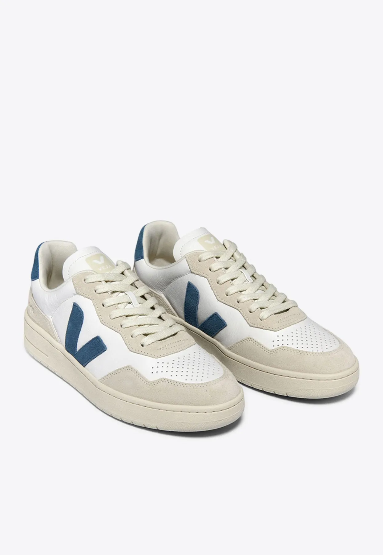 V-90 Leather Low-Top Sneakers